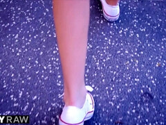 18, アナル, お尻, ブロンド, フェラチオ, 顔射, 目瞪口呆, ハードコア