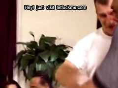 アナル, 茶髪の, ダブル開発, グループ, Hd, スインガー, 三人, 妻