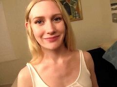 Beauté, Blonde, Plantureuse, Mignonne, Gorge profonde, Hd, Mamelons, Nénés