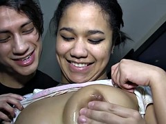 Amateur, Asiatique, Noire, Noir ébène, Interracial, Mexicainne