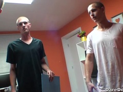 Парочка, Общежитие, Группа, Натуральные сиськи, Бритые, Тощие, Молоденькие, Втроем