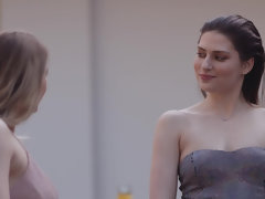 デカ尻, デカパイ, ブロンド, フェラチオ, イく瞬間, イマラチオ, 毛深い, オマンコ