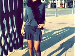 Leie, Blondine, Flashen, Milf, Öffentlich