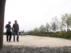 Brunette brune, Partouze, Groupe, Hd, De plein air