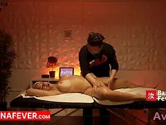 アジア人, デカ尻, デカパイ, ブロンド, Hd, 異人種間, マッサージ, 淫乱熟女