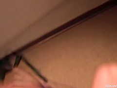 Noire, Queue, Noir ébène, Hard, Interracial, Pov
