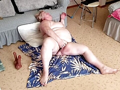 デカパイ, 女, オナニー, 熟年, 母, ヌード, オマンコ, 義母