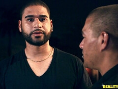 Ebony MILF gangbang hardcore porn