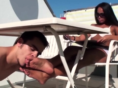 Sadomasochismus, Europäisch, Weibliche domination, Fetisch, Fußfetisch, Deutsch, Hd, Strümpfe