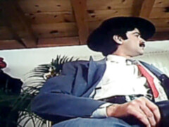 Grosser schwanz, Blasen, Spermaladung, Behaart, Vintage