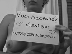 素人, フェラチオ, 浮気者, イタリア人, 淫乱熟女, 妻