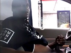 Amateur, Negro, Pajear, Masturbación, Al aire libre