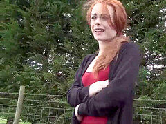 Amateur, Mamada, Morena, Coche, Europeo, Al aire libre, Público