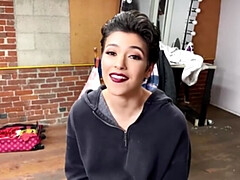 Braunhaarige, Frau, Hd, Solo, Spielzeuge