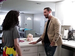 Schönheit, Grosser schwanz, Braunhaarige, Fetisch, Hardcore, Hd, Muschi, Stiefmutter