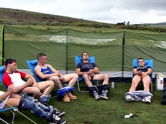 6 mated circle jerk outdoors ((fyff))