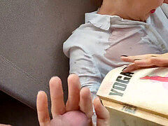 STEP SISTER grin while i pee in her facehole she loves to be WET