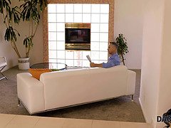 Amerikaans, Daddy, Handbeurt, Hd, Likken, Masturbatie, Mager, Tieten likken