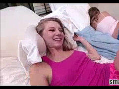 Pijpbeurt, Stel, Orgasme, Klein, Geschoren, Tiener