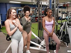 Большая жопа, Минет, Собачьи, Спортзал, Межрасовый секс, Натуральные сиськи, Молоденькие, Сиськи