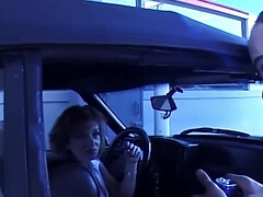 Public sex with mature stepmom ends up with a cumshot