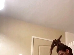 Любители, Ванна, Черные, Глубокая глотка, Член, Домашнее видео, Оргазм, Рыжие