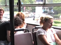 Public slut fucked in the big white cock fucker