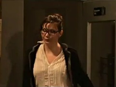 Néerlandais, Hard, Bureau, Étudiant, Professeur, Adolescente, Plan cul à trois