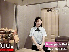 素人, アジア人, はじめて, 自家製, ハメ撮り, 公共, 女子高生, タイ