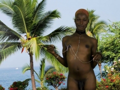 Negro, Ébano, Hd, Masturbación, Transexual, Solo