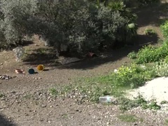 Americano, Arabe, Cornudo, Sexo duro, Casero, Interracial, Al aire libre, Esposa