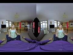 Tridimensionnel, Allemand, Femme au foyer, Actrice du porno, Pov