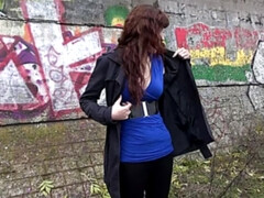 Garganta profunda, Europeo, Sexo duro, Hd, Al aire libre, Público, Realidad, Tetas