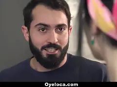Oyeloca - mexican cleaner (Liz Rainbow) cleans house and pecker!