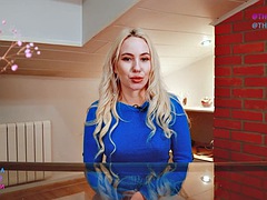 Enthousiasteling, Grote mammen, Blond, Zoenen, Pornster, Openbaar, Russisch, Student