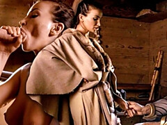 Model's handjob clip