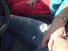 Hitchhiking 70 years elder grandmother railing roadside