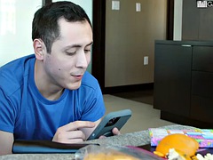 ゲイ, ハードコア, 淫乱熟女, フェラする