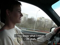 Жопа, Черные, В машине, Джинсы, Лесбиянка, На природе, Пирсинг, Носки