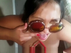 Leie, Wohlbeleibte schöne frauen, Schönheit, Blasen, Schwanz, Hd, Pov, Schlucken