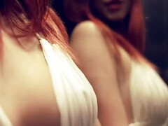 デカパイ, 巨乳な, 女, 巨大, 淫乱熟女, 母, 一人, オッパイの