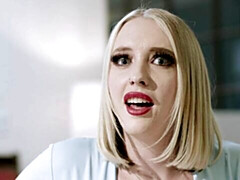 Grosser arsch, Grosser schwanz, Blondine, Blasen, Hundestellung, Pov, Kurzes haar