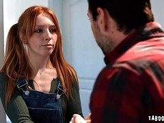 顔面騎乗, ハードコア, 異人種間, レズビアン, 小柄, オマンコ, 赤毛, ティーン