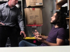 YoungPerps - Handsome guard fucks lucky long-haired dude