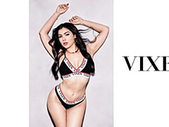 Sweetheart with big boobs Valentina Nappi gets fucked by big cock