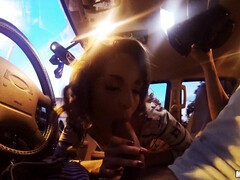 Amateur, Chica, Coche, Pajear, Sexo duro, Pov, Realidad, Voyeur