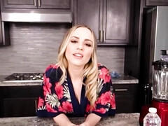 Blonde, Sucer une bite, En levrette, Pov, Chatte, Rasée, Adolescente, Nénés