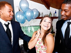 Arsch, Hundestellung, Doppelpenetration, Behaart, Handjob, Interrassisch, Mann mann frau, Flotter dreier