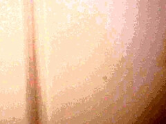 Gros seins, Brunette brune, Doigter, Hard, Lesbienne, Chatte, Douche, Nénés