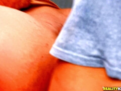 A construction worker with a big prick fucks Ella's brains out.